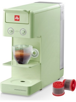 Illy Iperespresso Y3.3 Καφετιέρα Espresso για Kάψουλες Illy iperEspresso 19bar Green