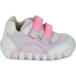 Geox Iupidoo Παιδικά Sneakers Λευκά Λιλά Φούξια B3558A01454C0761