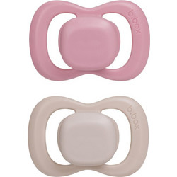 B.Box Ορθοδοντικές Πιπίλες Σιλικόνης 6-18m Berry Blush 2τμχ
