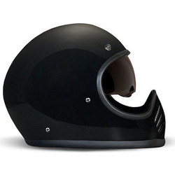 DMD Seventy Seven Solid Black Κράνος Μηχανής Full Face