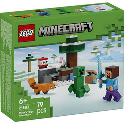 Lego Minecraft Steve's Taiga Adventure για 6+ Ετών 21583