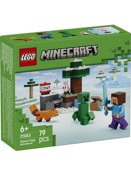 Lego Minecraft Steve's Taiga Adventure για 6+ Ετών 21583
