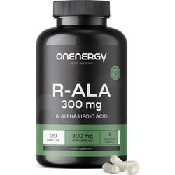 OnEnergy R-ALA 300mg 120 Κάψουλες