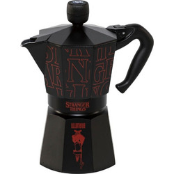 Bialetti Moka Express Stranger Things Μπρίκι Espresso 6Cups Μαύρο