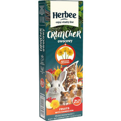 Uniq Pets Herbee Cruncher with Fruits & Dandelion 115gr