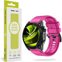 Mobile Origin Easy Strap Silicone Λουράκι Σιλικόνης Pink (Universal 20mm)
