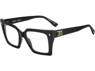 Dsquared2 D20211 807 Ανδρικός Σκελετός Γυαλιών Οράσεως Κοκάλινος Μαύρος