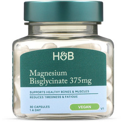 Holland & Barrett Magnesium Bisglycinate 375mg 30 Κάψουλες