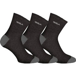 GSA Ανδρικές Κάλτσες Κοντές Μαύρες 3Pack 8216053-01