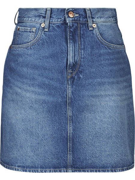 Pepe Jeans Μίνι Φούστα Τζιν Ψηλόμεση Μπλε PL90119324U1-000
