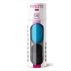 Virgite G6 Vibrating Egg Δονητής Egg για Ζευγάρια με Τηλεχειριστήριο Μπλε