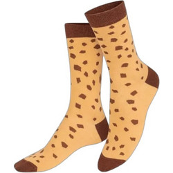 Eat My Socks Chewy Cookie Ανδρικές Κάλτσες Ψηλές με Σχέδια Μπεζ EMSNCRCOCH