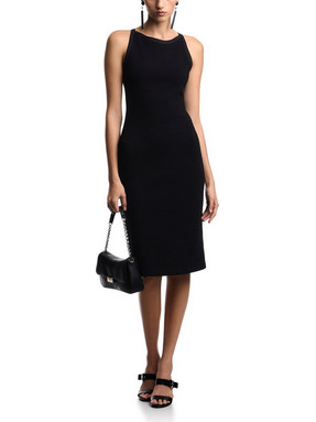 Emporio Armani Midi Φόρεμα για Γάμο / Βάπτιση Μαύρο EW003529AF12364-UC001
