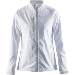 Craft Αθλητικό Ανδρικό Μπουφάν Χειμωνιάτικο Softshell Αντιανεμικό Λευκό 1903556-290