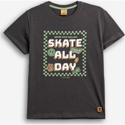 Funky Παιδικό T-Shirt Κοντομάνικο Ανθρακί 126-105124-1