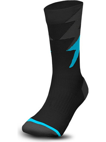 Zeus Thunder Ανδρικές Κάλτσες Ψηλές με Σχέδια Μαύρες/Royal