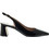 Mourtzi Γόβες Slingback Λουστρίνι με Χοντρό Χαμηλό Τακούνι Μαύρες 55-561Z05