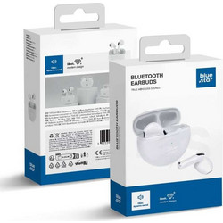 Blue Star TX3 Ακουστικά Bluetooth Earbud White