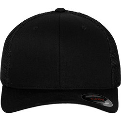 Flexfit Ανδρικό Καπέλο Jockey με Δίχτυ Υφασμάτινο Μαύρο 6511