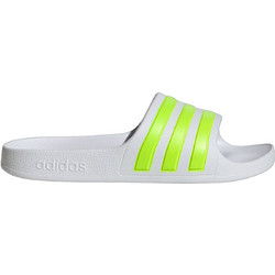Adidas Adilette Παιδικές Παντόφλες Καλοκαιρινές Γκρι Lime IH6895