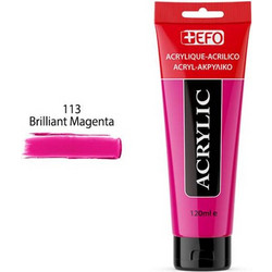 EFO 113 Brilliant Magenta Ακρυλικό Χρώμα Ζωγραφικής 120ml