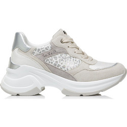 Seven Γυναικεία Sneakers Chunky Μπεζ Ασημί W119R7123151