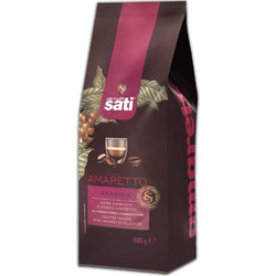 Sati Cafe Creme Amaretto Arabica Καφές Espresso Arabica σε Κόκκους με Άρωμα Αμαρέτο