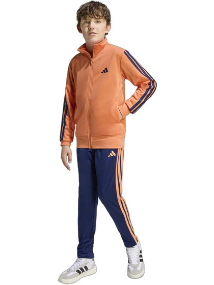 Adidas Παιδικό Σετ Φόρμας Πορτοκαλί Navy Μπλε KE0993