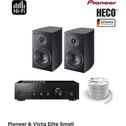 Heco Victa Elite 202 Σετ Ηχείων Hi-Fi Βιβλιοθήκης 65W 2 Δρόμων Black