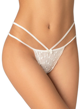 Milena By Paris Γυναικείο Sexy String Εκρού 7649