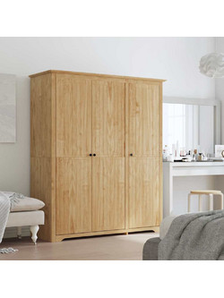 vidaXL Τρίφυλλη Ντουλάπα Ρούχων Bodo Sonoma 146x53.5x173cm 42023481