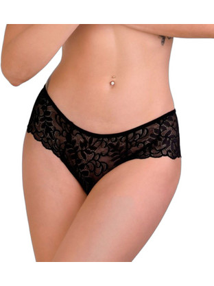 Daring Intimates Ella Γυναικείο Sexy Brazil Αυτοκινήτου με Δαντέλα Μαύρο 8713221823564