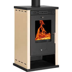 Prometey Eko 3 Ivory Ξυλόσομπα Αερόθερμη 8.5kW