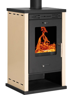 Prometey Eko 3 Ivory Ξυλόσομπα Αερόθερμη 8.5kW