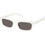 Prada PRD05S 17K731 Γυναικεία Γυαλιά Ηλίου Ορθογώνια Κοκάλινα Λευκά με Μαύρο Φακό