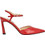 Nine West DRES3 Γόβες Λουστρίνι με Τακούνι Στιλέτο με Λουράκι Κόκκινες DRES3-61-610
