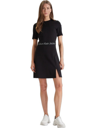 Calvin Klein Mini Καλοκαιρινό Καθημερινό Φόρεμα Μαύρο LV047F290G-UB1