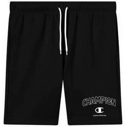 Champion Ανδρική Βερμούδα Υφασμάτινη Μαύρη 222406-KK001
