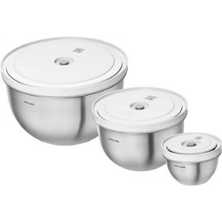 Zwilling Fresh&Save Δοχεία Φαγητού Inox Ασημί Λευκά 3τμχ