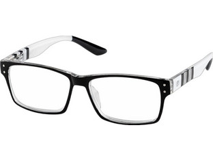 EyeLead E261 Γυναικεία Γυαλιά Πρεσβυωπίας +2.75 Κοκάλινα Μαύρα Άσπρα