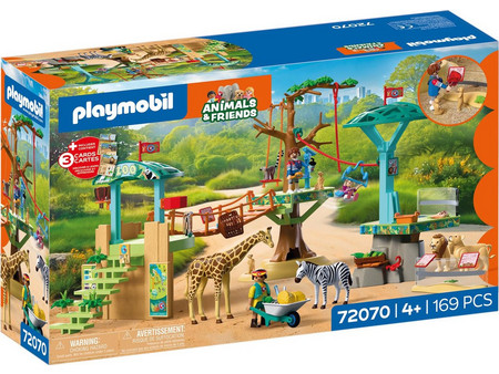 Playmobil Animals & Friends Ζωολογικό Πάρκο με Δραστηριότητες για 4+ Ετών 72070