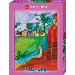 Puzzle Heye Puzzle Daily Life by the River 1000 Κομμάτια