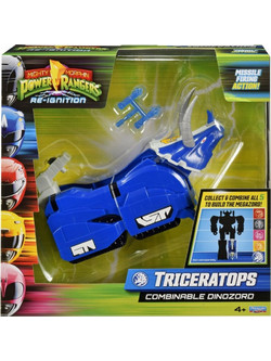 Playmates Toys Mighty Morphin Power Rangers Combinable Dinozord Triceratops