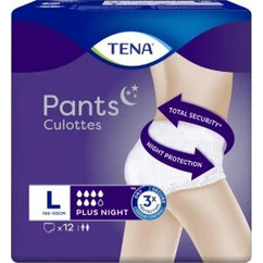 Open Care Plus Night Large Πάνες Βρακάκι Ακράτειας 7 Σταγόνες 12τμχ