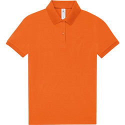 B&C Collection Γυναικεία Μπλούζα Polo Κοντομάνικη Σκούρο Πορτοκαλί PW463