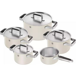 Zwilling Pure Σετ Κατσαρόλες από Ανοξείδωτο Ατσάλι 5τμχ 1011817