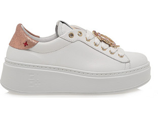 Gio+ Γυναικεία Sneakers Flatforms Λευκά U197A3223-58U