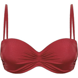 Rock Club Bikini Top Strapless Μπορντό BP-2456-409