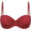 Rock Club Bikini Top Strapless Μπορντό BP-2456-409