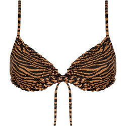 Rock Club Bikini Top Τριγωνάκι Animal Print Καφέ BP-2479-622